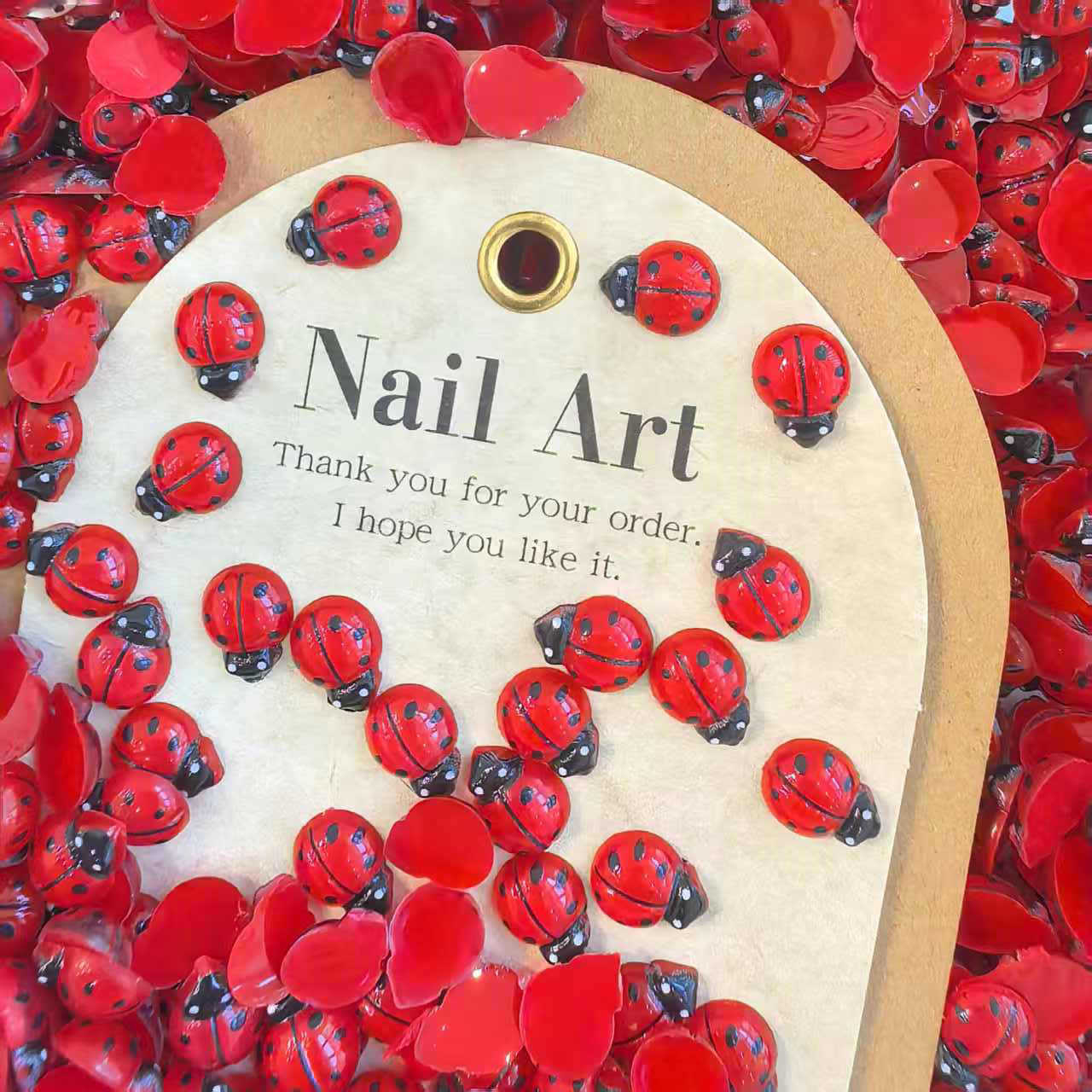 仿真七星瓢虫树脂饰品配件文具玩具服饰工艺品小配饰_06.jp