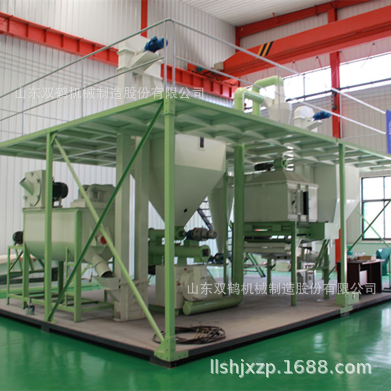 小型成套饲料加工设备25型肉鸡颗粒机组环模颗粒机养殖场专用
