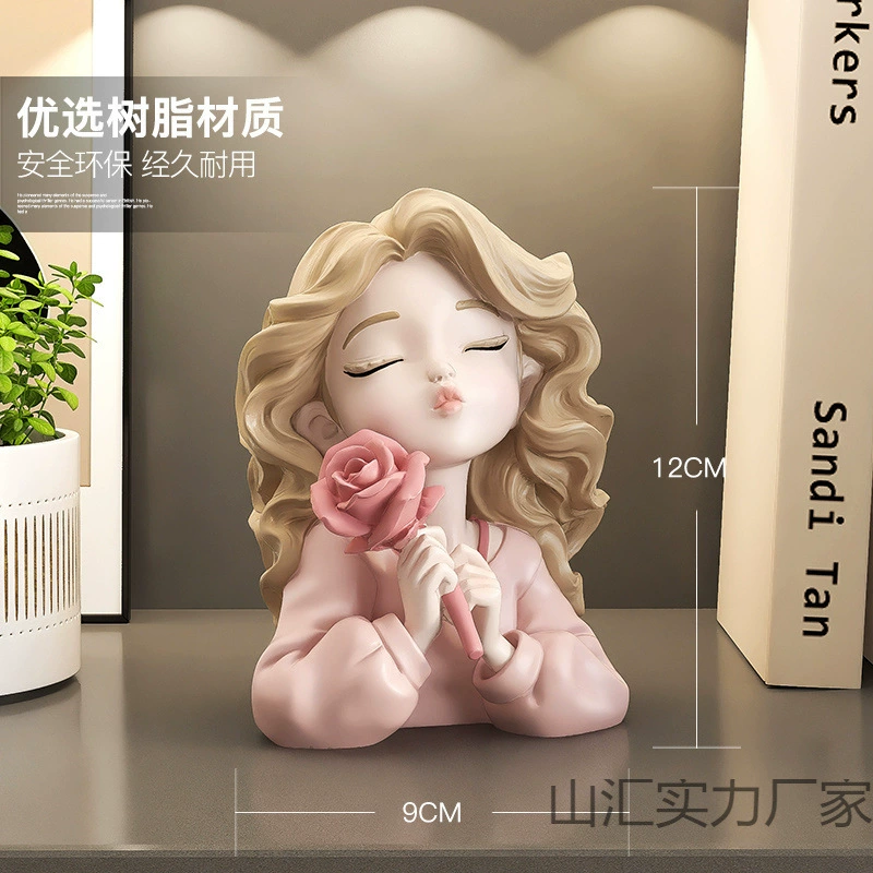 Кремовый стиль с пальмой, украшения для девочек, ниша для входа, высококачественное праздничное украшение, элитный подарок на день рождения для гостиной