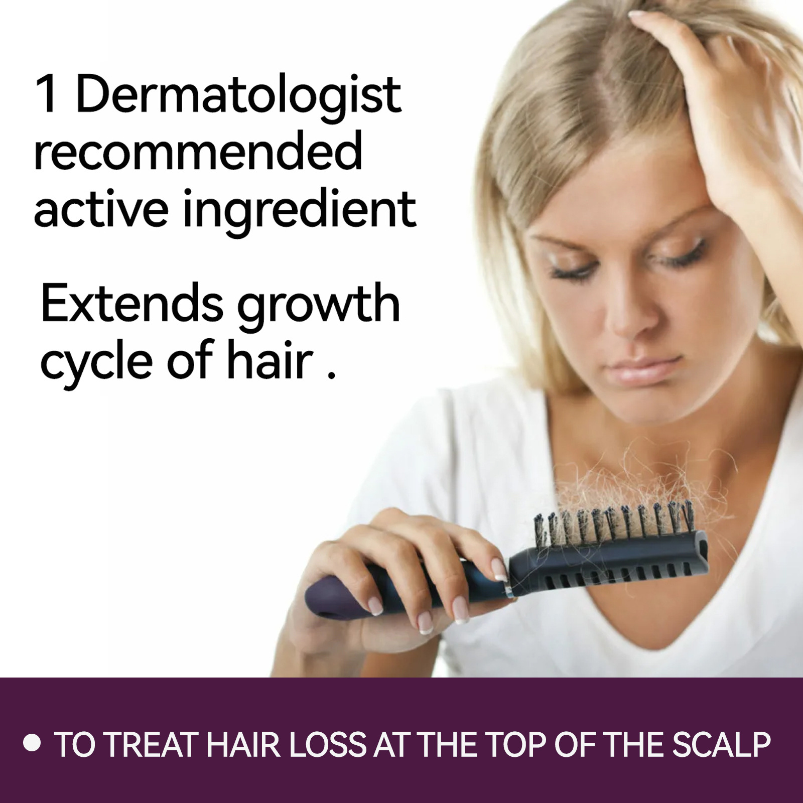 Tratamento em espuma de minoxidil para crescimento capilar_voghion.com