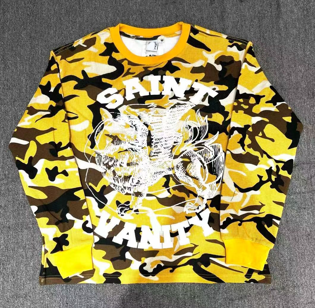 Saint Vanity Bootcamp Shirt Griffin Wheat Camo