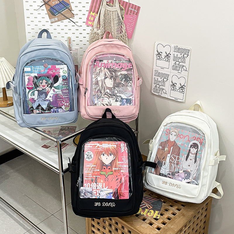 綿の子供の外で包んで日常的に40cmの2次元の透明な痛みを包んでかわいい柔らかい妹の学院の風の学生の本を包みます。|undefined