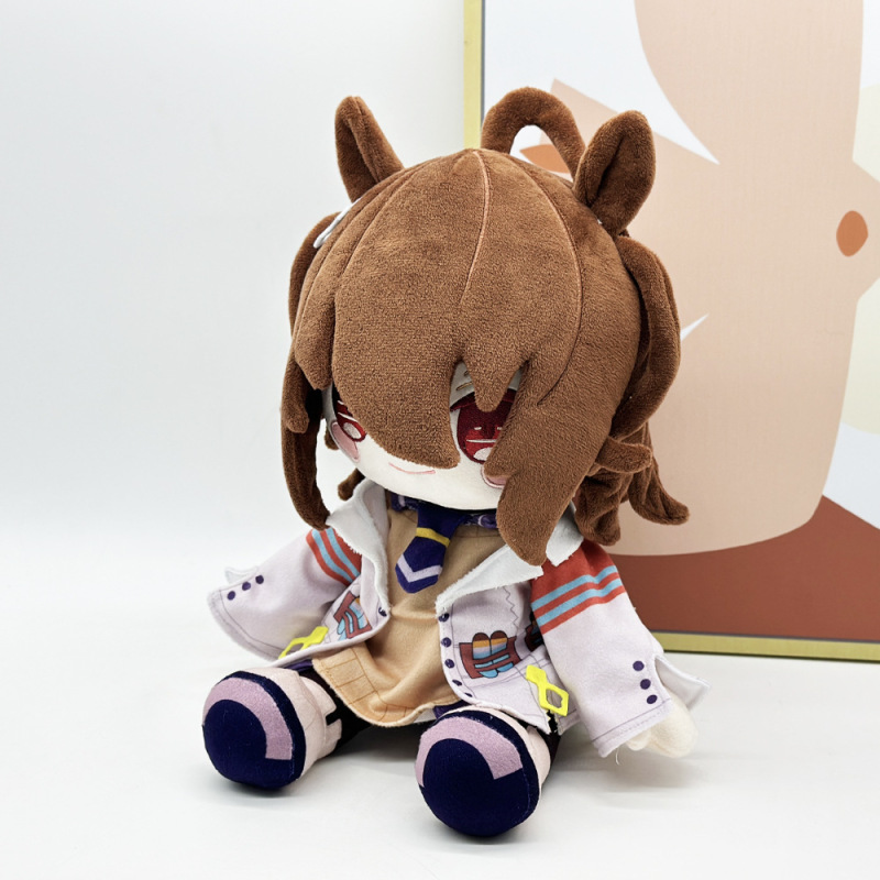 跨境新品agnes tachyon plush 赛马娘动画周边毛绒玩偶公仔|undefined
