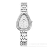 Silver shell white noodle silver belt