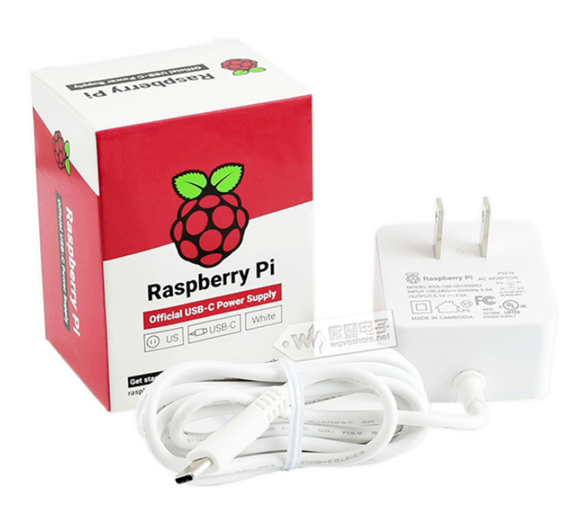 PI-PSU-5V3A-USB-C-US树莓派4原装电源 5V 3A USB Type-C输入接口