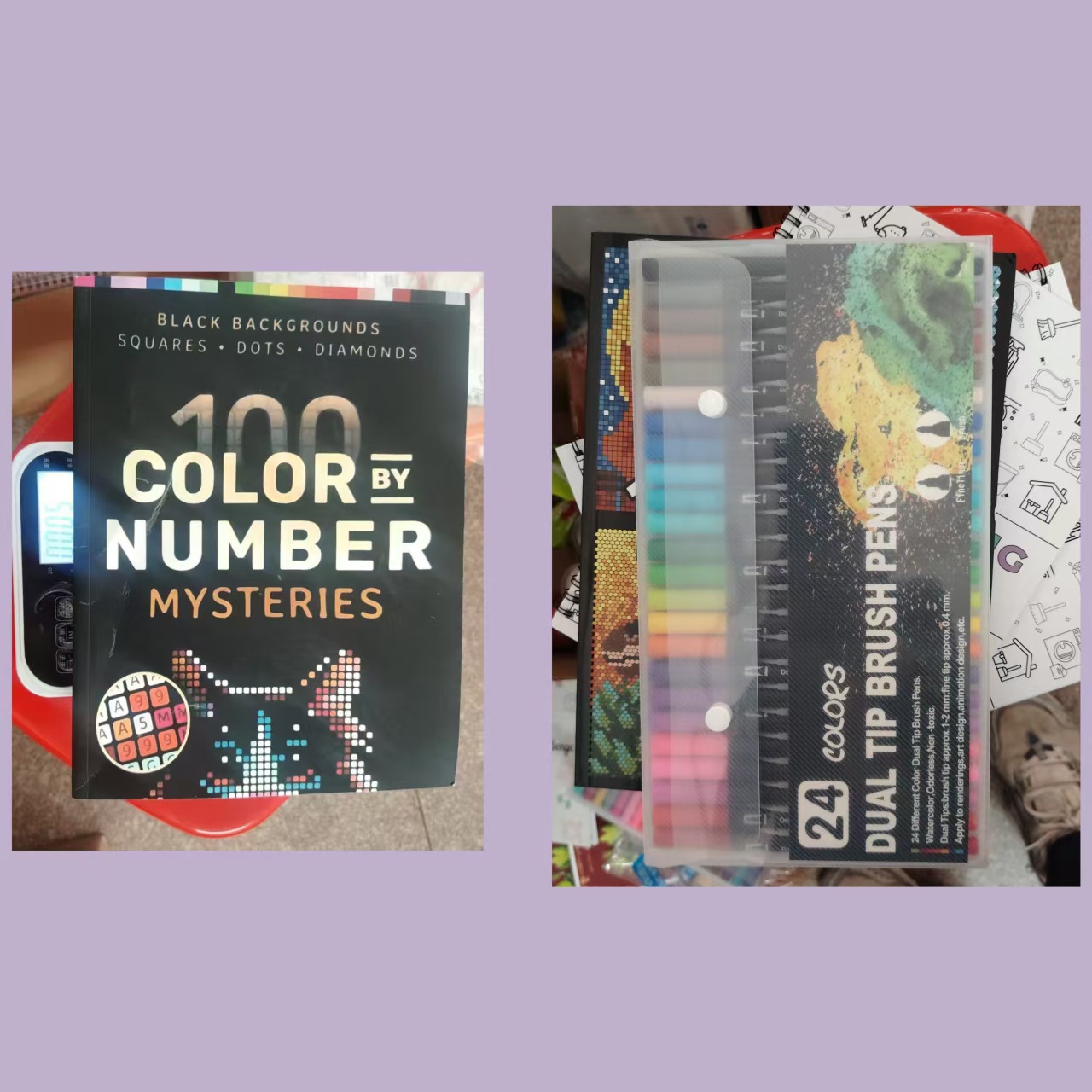 Nuevos productos transfronterizos 100QUESTColorByNumber Adultos colorido exploración libro de actividades de colorido libro de colorido