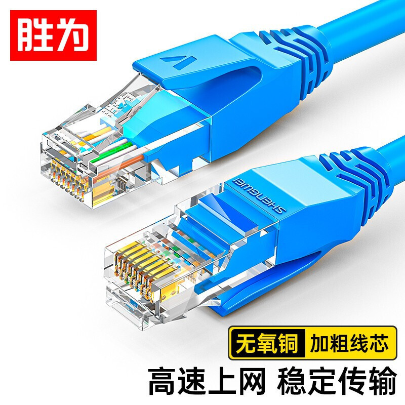 Super Category 5 Rj45 Pure Copper Network Cable for Computer Broadband Router Patch Cord, Blue Category 5E Twisted Pair Cable Super Category 5 Rj45 Pure Copper Network Cable for Computer Broadband Router Patch Cord, Blue Category 5E Twisted Pair Cable