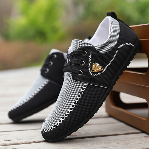 Large size men's shoes, popular new men's shoes, four-season fashionable all-matching soft soled loafers