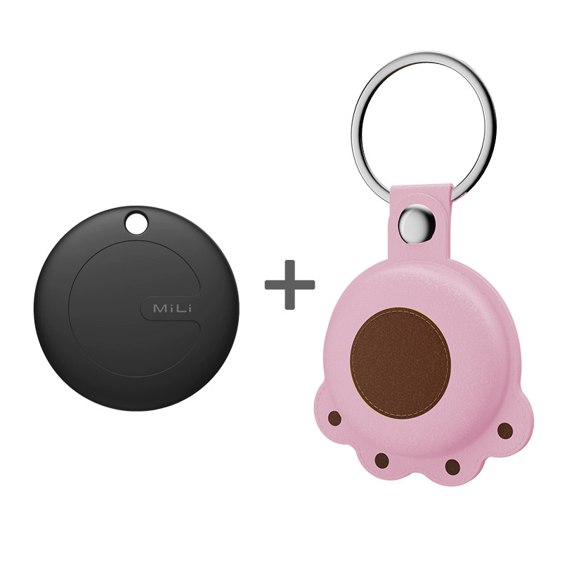 สีดำ + สีชมพู Dog Paw [Apple & Android International Version]