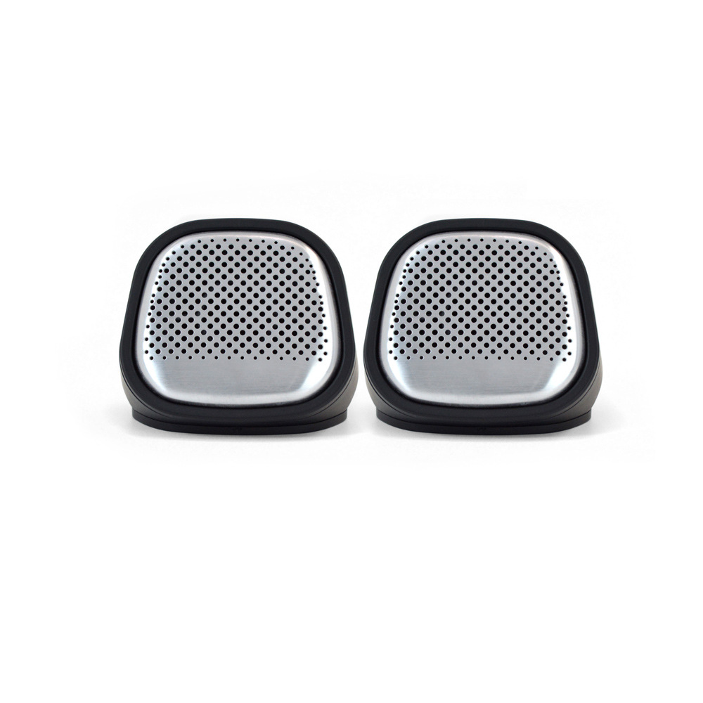 Dashboard 2.5inch Tweeter Base Tweeter Shell Bracket Stainless Steel Brushed Mesh Cover Car Audio Modification