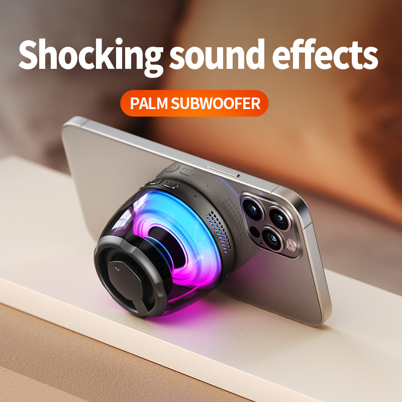 M6 altavoces Bluetooth de absorción TWS mini subwoofer pequeño sonido al aire libre inalámbrico regalo de alta calidad sonido Bluetooth