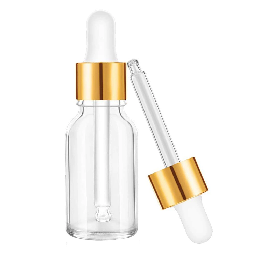 5ml10ml15ml20ml30ml50ml100ml прозрачная стеклянная капельница бутылка для масла 18-зубная косметическая бутылка