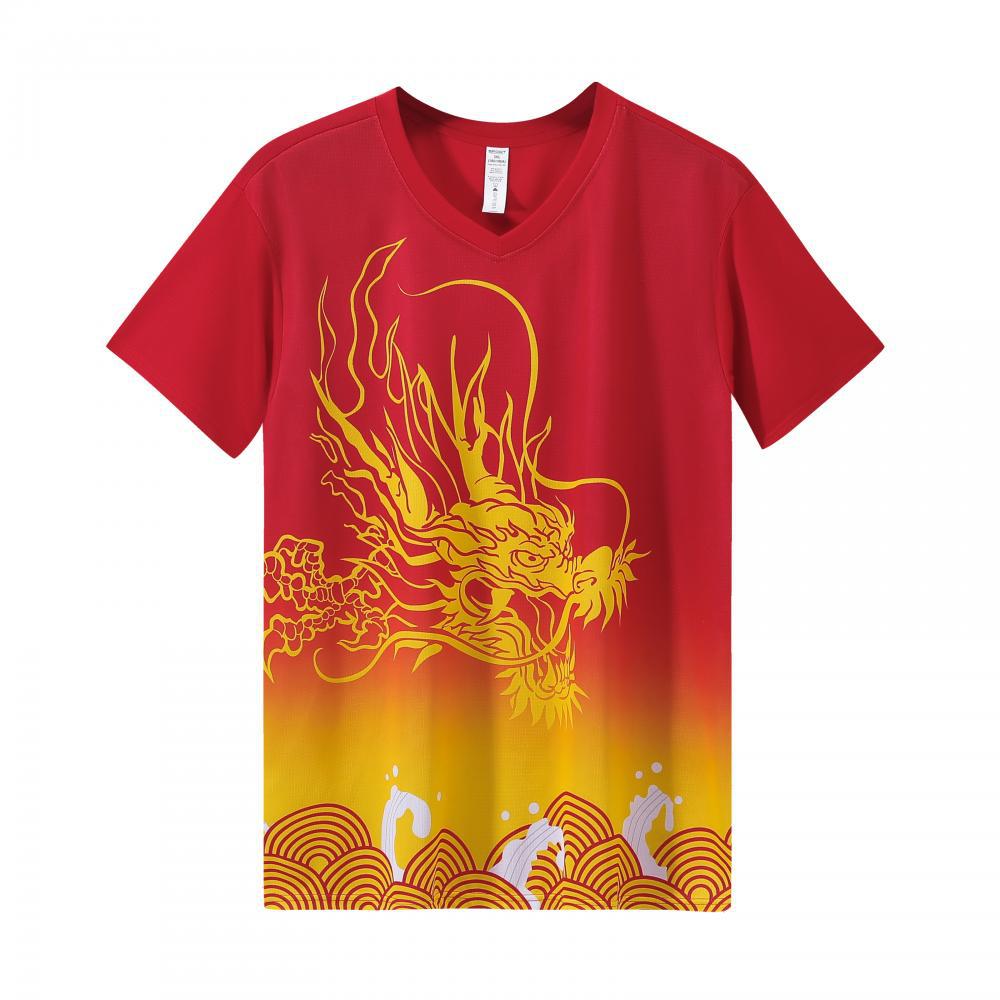 Men's Basketball Clothing suit Dragon Boat Team Clothing Rowing Dragon Boat Race Training Clothing Dragon Pattern Sports Vest Wholesale Printing