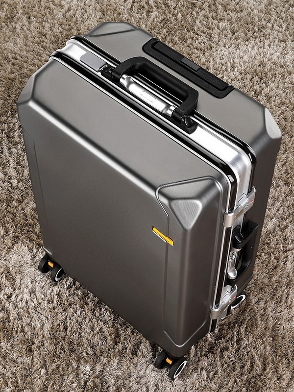 Luggage Suitcase with Combination Lock Aluminum Frame 20inch Carry-On Suitcase 22inch Student Suitcase for Men 26inch Women's Suitcase Travel Suitcase Lightweight