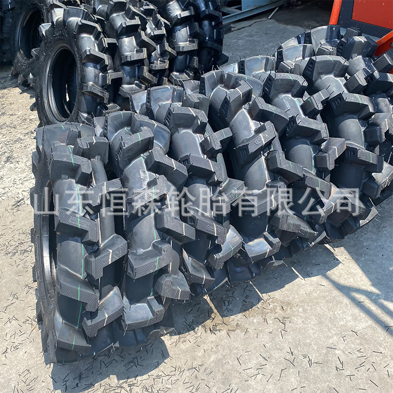 正品650-16水田高花轮胎  600-16 650 750-16-20人字农用拖拉机轮