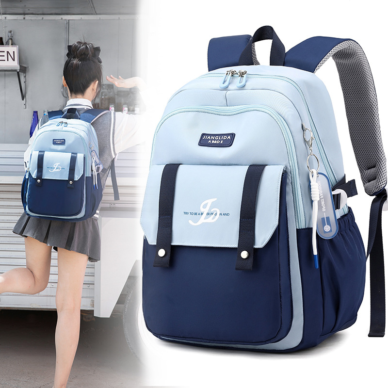 Nueva mochila niñas ins alta calidad estudiante de secundaria mochila estudiante universitario de gran capacidad mochila de moda para mujer