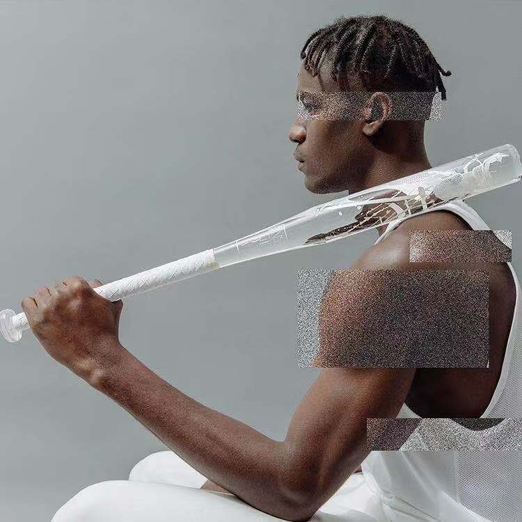 跨境水晶棒球棒亚克力防身棒透明棒球杆曲棍球杆车载后备箱棒球棍