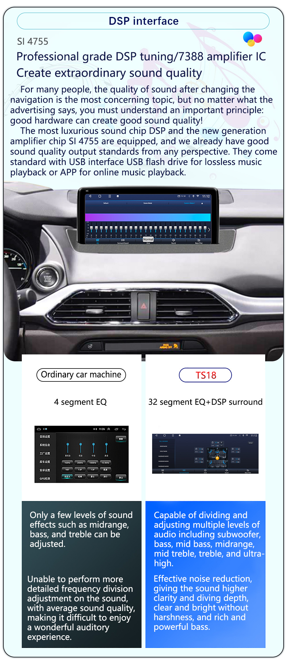 Suitable for 16-21 Models 10.25inch Mazda Cx-9 Dual-System Modified Central Control 8-Core Android Large-Screen Navigator