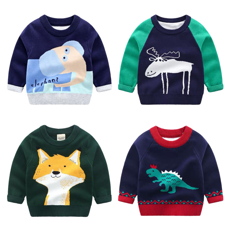 Children's Sweaters Wholesale 2025 New Korean Style Children's Clothing Knitwear Boys' Cartoon Sweaters Baby Base Layer Shirts Dropshipping Children's Sweaters Wholesale 2025 New Korean Style Children's Clothing Knitwear Boys' Cartoon Sweaters Baby Base Layer Shirts Dropshipping