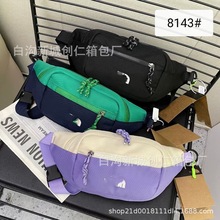 潮牌新款腰包女厂家批发韩版休闲牛津布单肩斜挎包户外运动胸包男