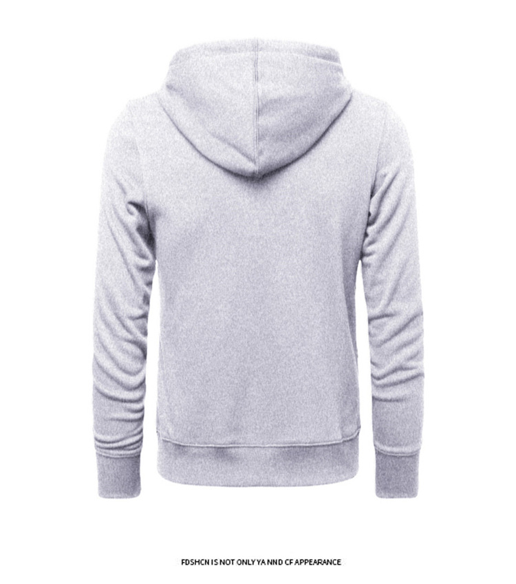 Solid Color Pattern Wholesale Men's Simple Style Classic Style Solid Color Long Sleeve Men's Hoodies