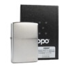 Zippo windproof kerosene lighter US version chrome -plated matte trademark logo 205ZL