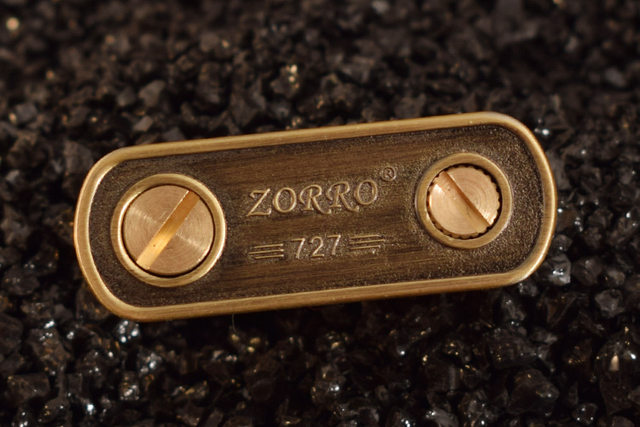 Original ZORRO 727 Transparent oil storage tank Retro metal