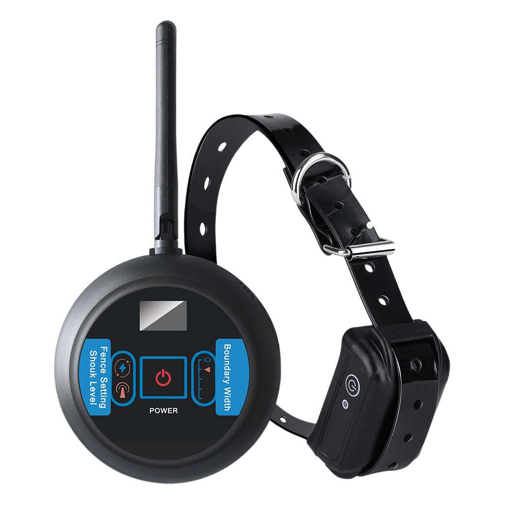 2022 valla para mascotas de control remoto inalámbrico choque eléctrico vibración collar electrónico LED eléctrico collar de juguete perro entrenador detener la corteza