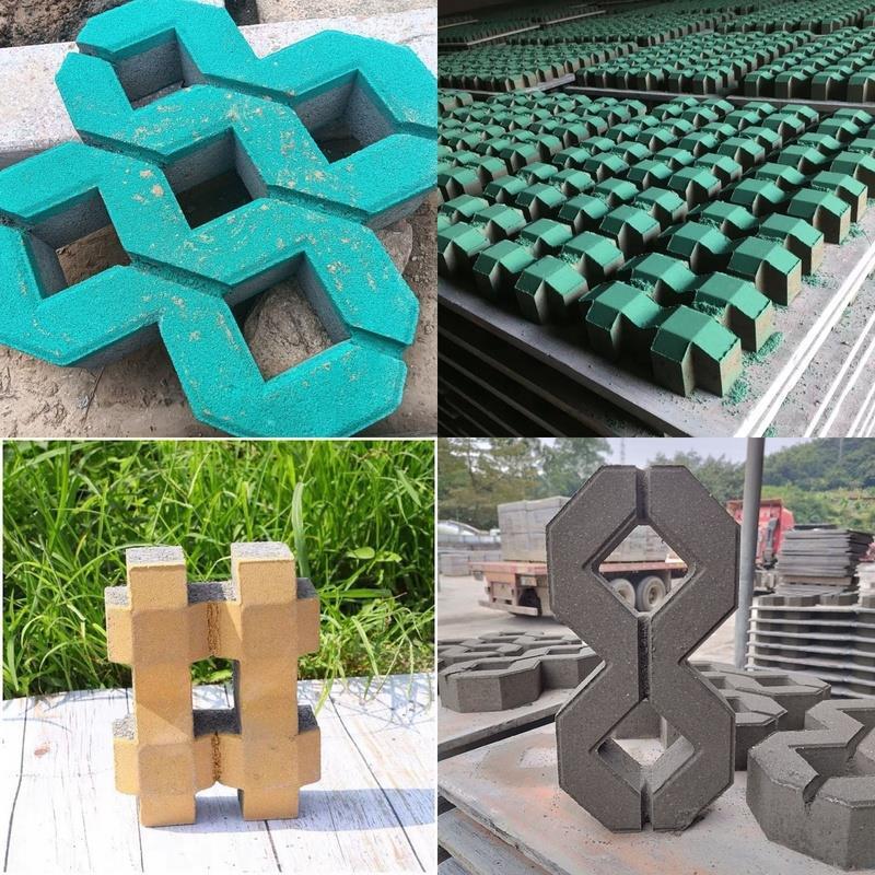 井字砖园林绿化市政护坡生态固土网格植草排水防涝结构稳固