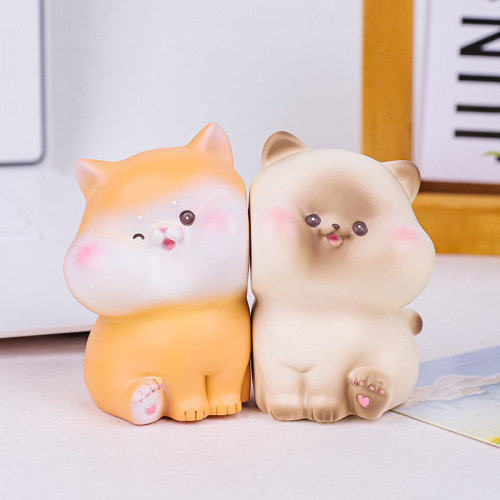 Sticky little animals, cute pet dolls with magnetic suction, creative couple ornaments, desktop decorations, Valentine's Day gifts