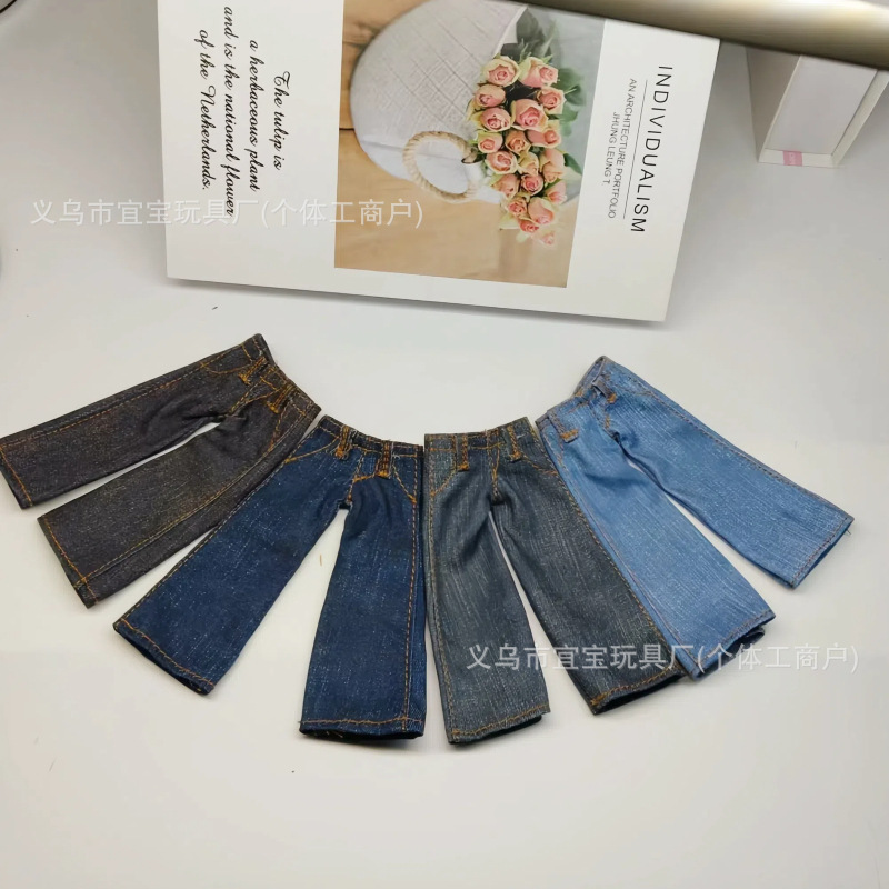 Long-Legged Kt Denim Wide-Legged Relaxed American Retro High Street Hiphop Loose Wide-Legged Personalized Long-Legged Jeans