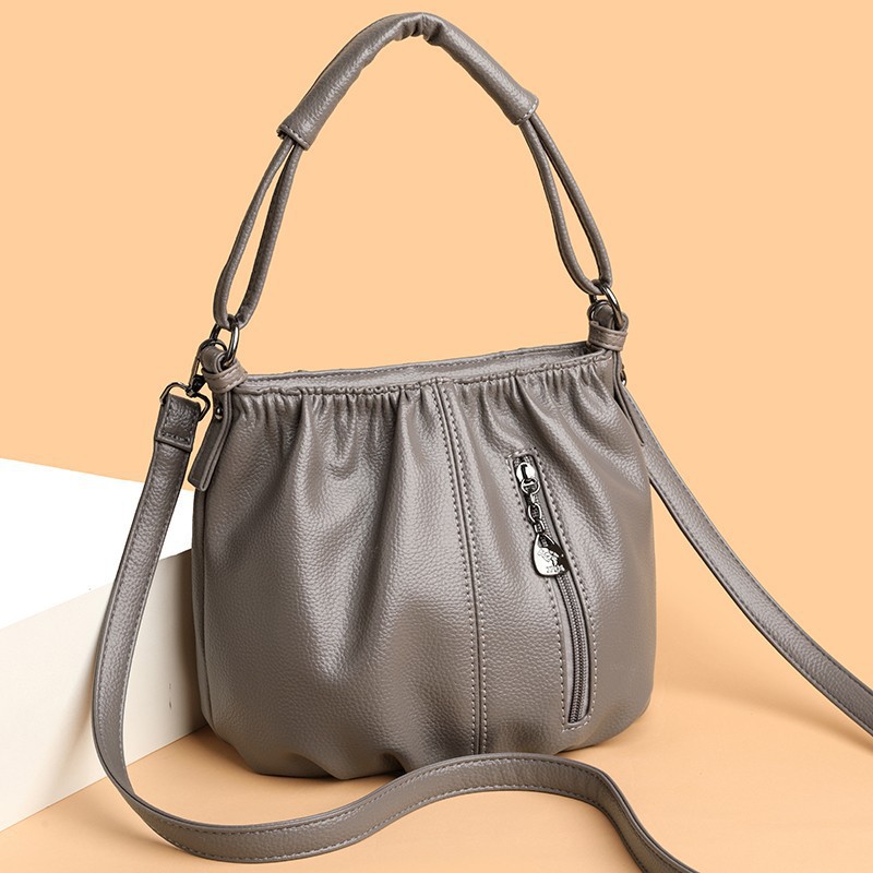 Premium Women’s Shoulder Bag In Soft Leather Versatile Handbag_voghion.com