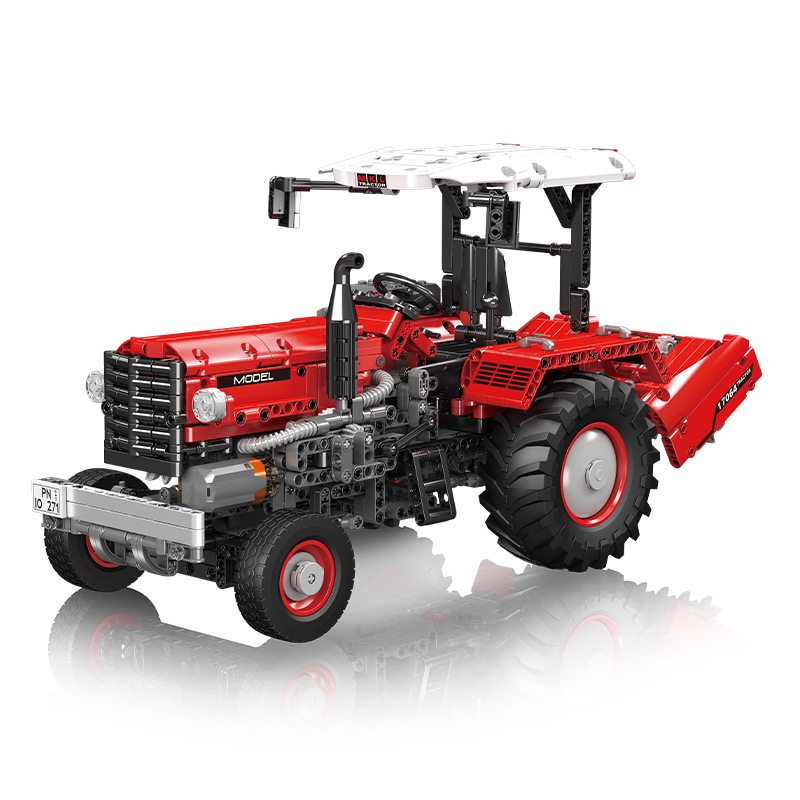 Nuevos productos de ingeniería de Yuxing 17064 tractor agrícola grandes juguetes de bloques de construcción regalo para niños de alta dificultad ensamblaje