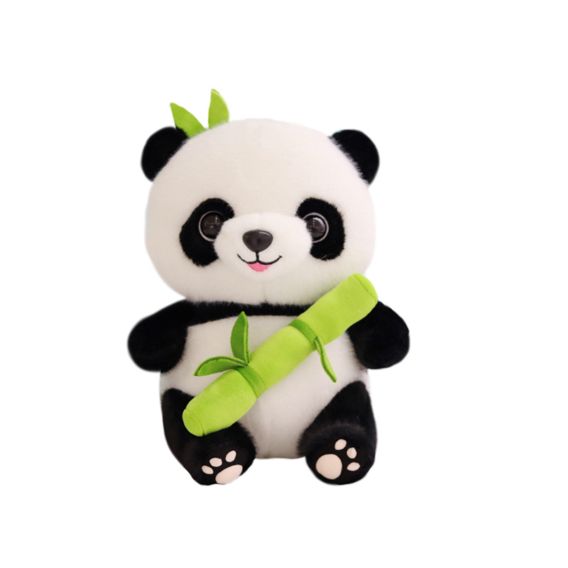 Panda juguetes de peluche al por mayor Panda Doll Souvenir Panda House Regalo lindo recuerdo Se puede agregar logotipo