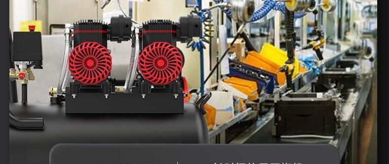 Silent air compressor 220V small industrial oil-free silent woodworking household portable air compressor