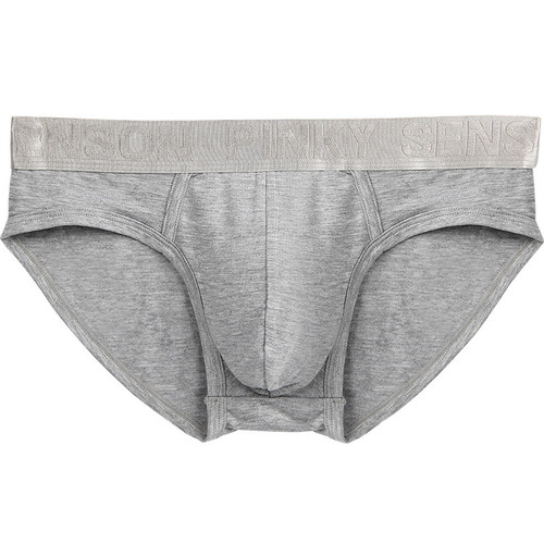 Men's underwear briefs Modal thin solid color briefs men's mid-waist underwear large size Zhongshan underwear wholesale