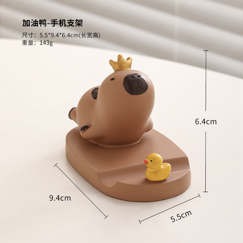 Soporte para teléfono móvil rana linda estación de oficina creativa cosas buenas decoraciones de escritorio regalos de cumpleaños niñas