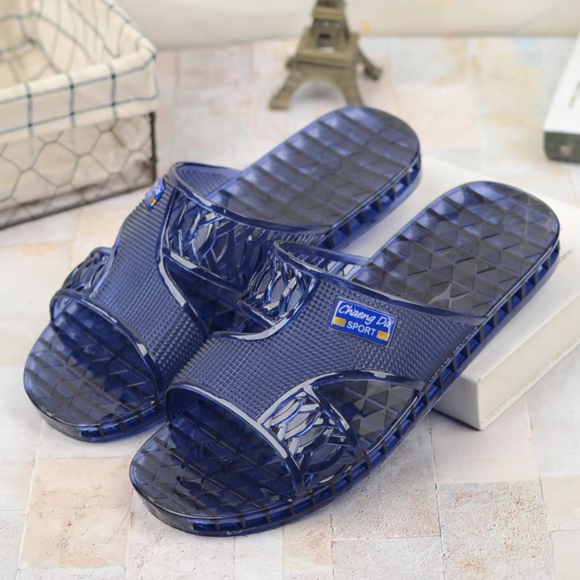 2028 크리스탈 남성용 드래그-블루