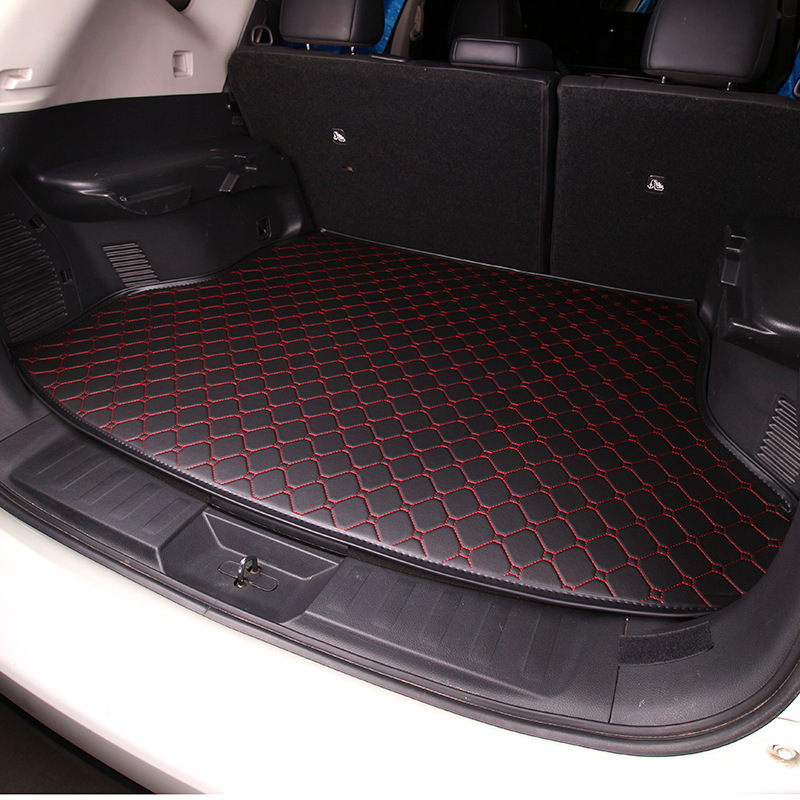 Cross-Border Supply of Spherical Leather Trunk Mats, High-Sided Rear Compartment Mats, Waterproof and Wear-Resistant Full Version, Source Factory