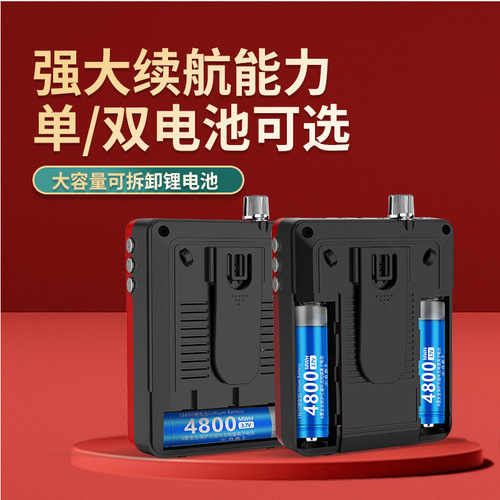 Audio Voice A28 Portable Microphone for Teachers, Tour Guides, Waist-Worn High-Power Opera Machine