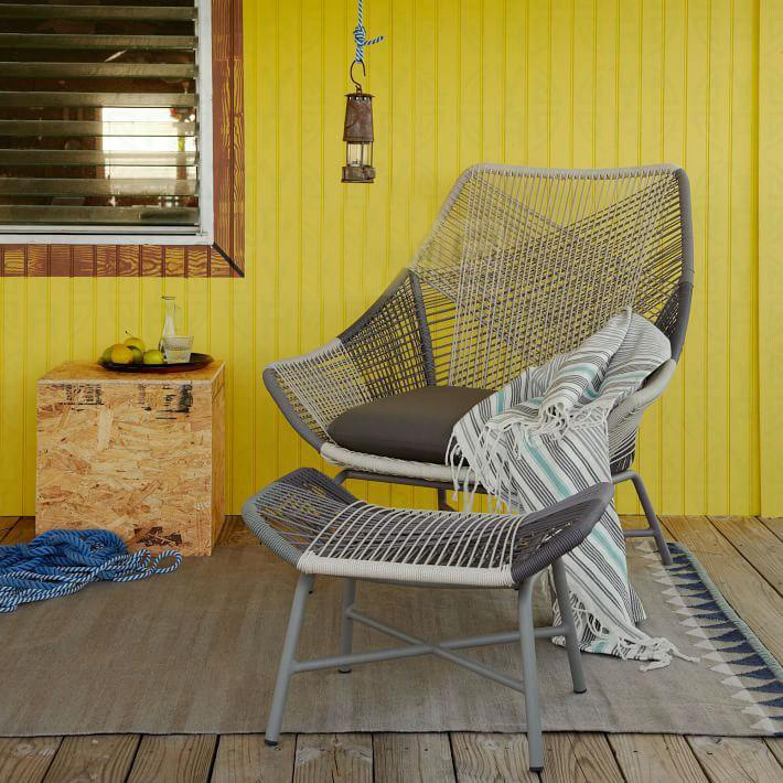 Balcony small table and chair set of three, rattan chair and coffee table combination, outdoor minimalist casual one table and two chairs, outdoor table and chair courtyard set