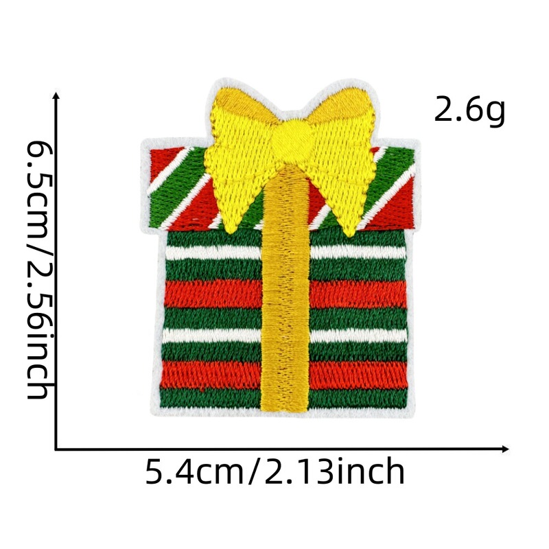 ホリデー漫画クリスマス刺繍布パッチ在庫卸売装飾雪だるまヘラジカ刺繍パッチアイロンパッチ|undefined