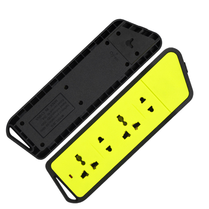 国际通用孔插线板家用插板带线多功能外贸插座万能孔桌面插排排插