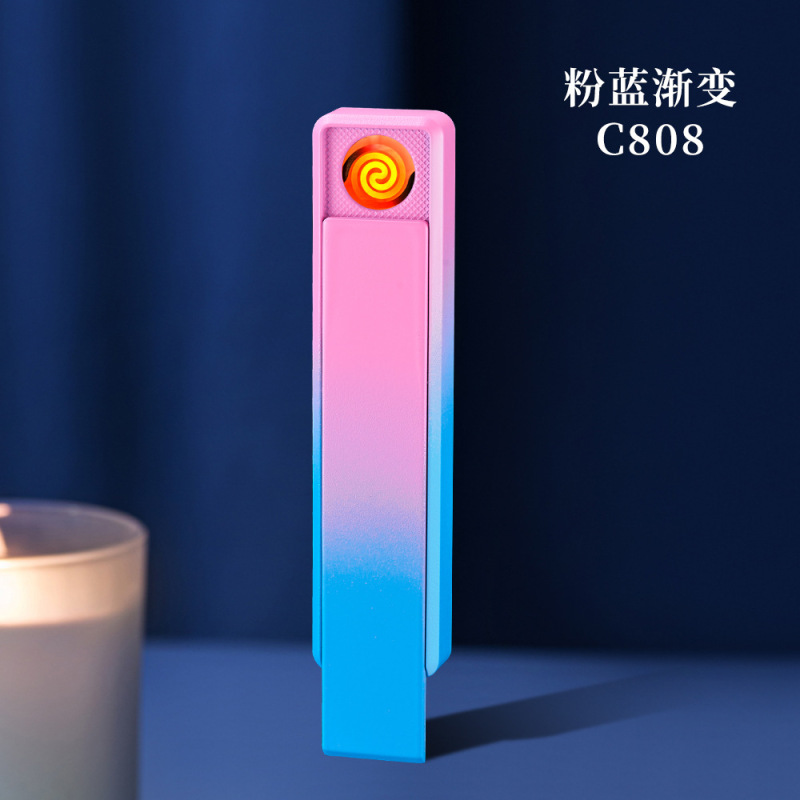 新款热销下拉钨丝点烟器USB充电打火机便携迷你小巧广告logo批发|undefined