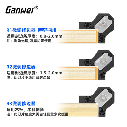 New woodworking edge strip trimmer adjustable blade furniture ecological board chamferer fillet scraper wood board burr