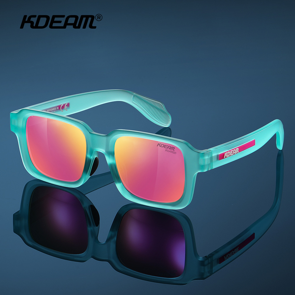 KDEAM cross-border new TR90 colorful polarized sunglasses classic…