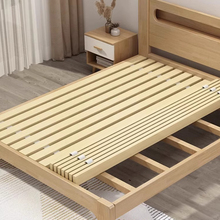 实木床架加厚加密实木排骨架家用可折叠床架榻榻米床板板条支峰稍