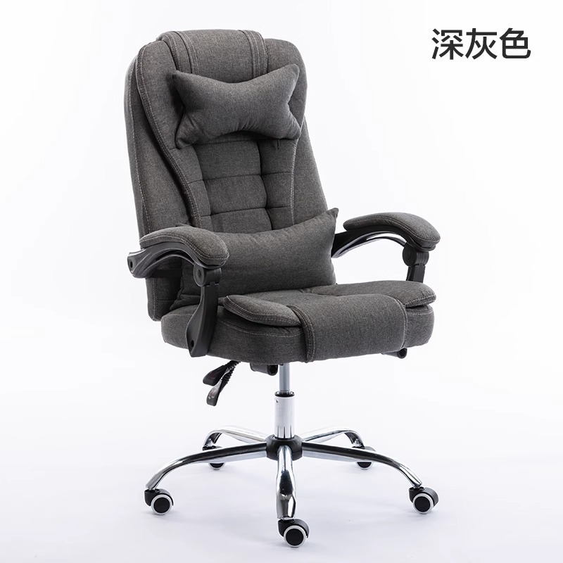 Silla de oficina silla de computadora ergonómica reclinable respaldo para el hogar asiento de dormitorio sofá de deportes electrónicos silla de jefe de cuero image 7