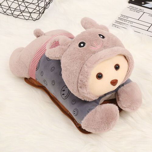 New Cute Plush Animal Heating Pad Hot Water Bag Warm Hand Mitt for Wholesaling