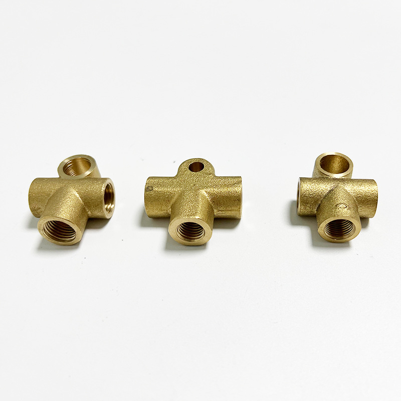 All-Copper Brake Oil Pipe Three-Way Hardware Tools Universal Copper Accessories Can Be Processed Factory Direct Sales